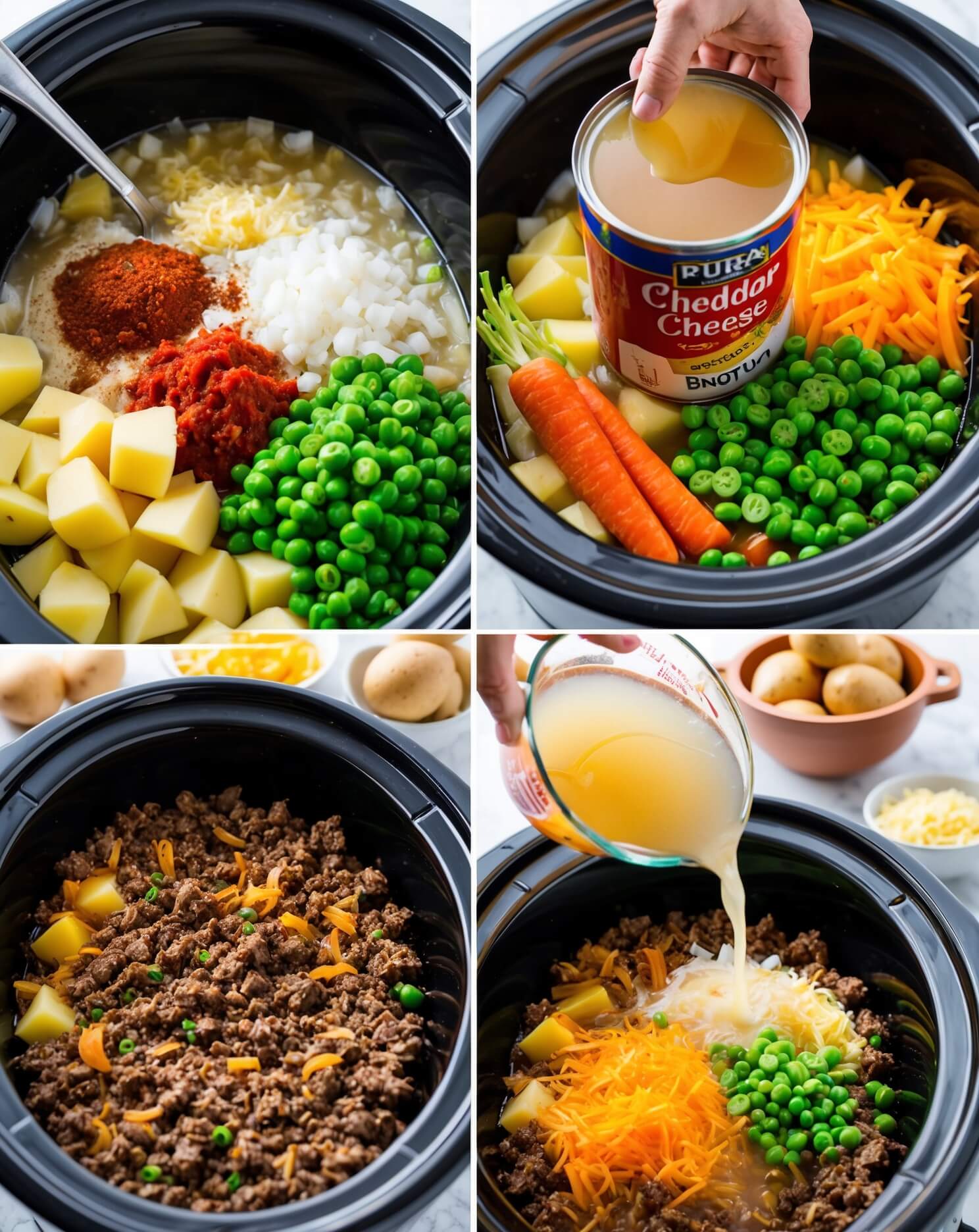 Assemble the Ingredients in the Crockpot