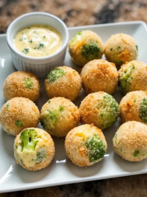 Baked Broccoli Cheese Balls