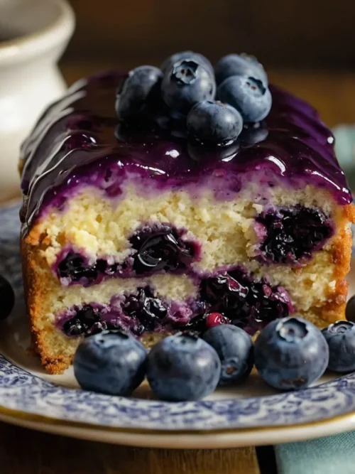 Blueberry Pound Cake