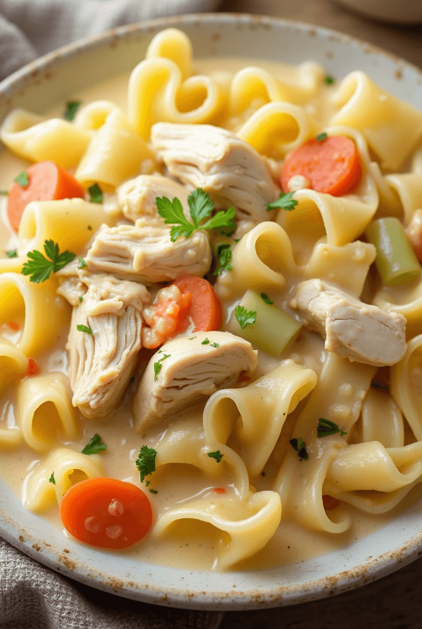 Chicken Pot Pie Noodle