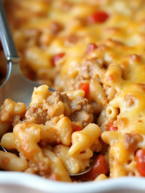 Easy Hamburger Rice Casserole