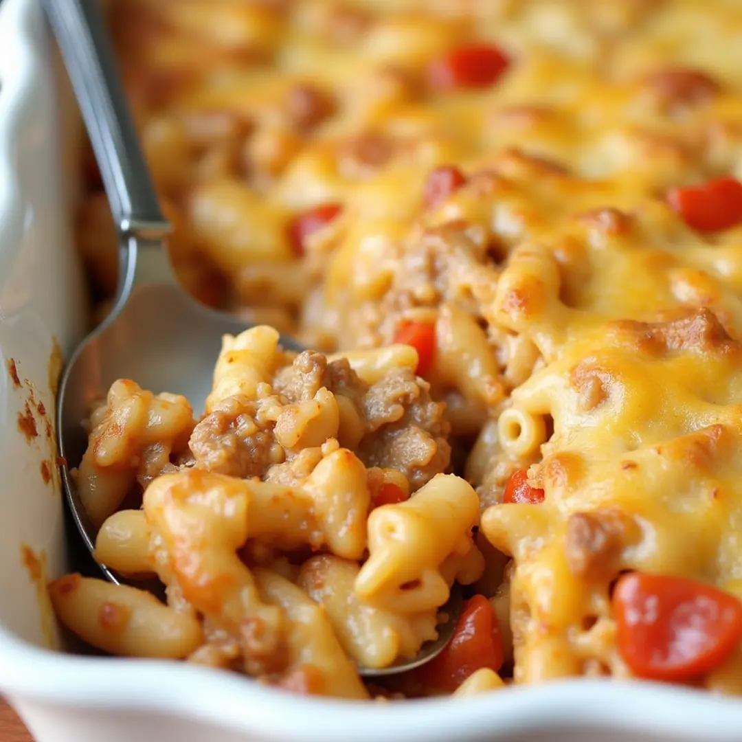 Easy Hamburger Rice Casserole