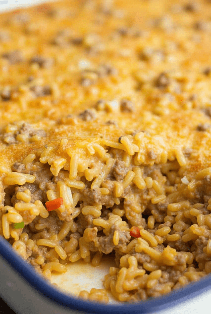 Hamburger Rice Casserole