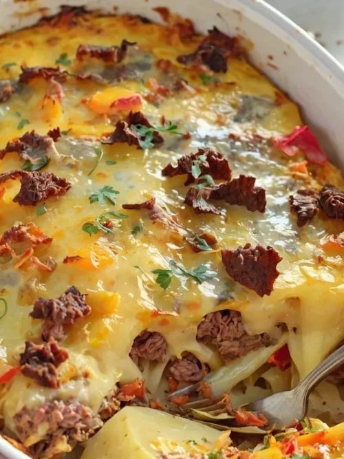 The Ultimate Meat and Potato Casserole