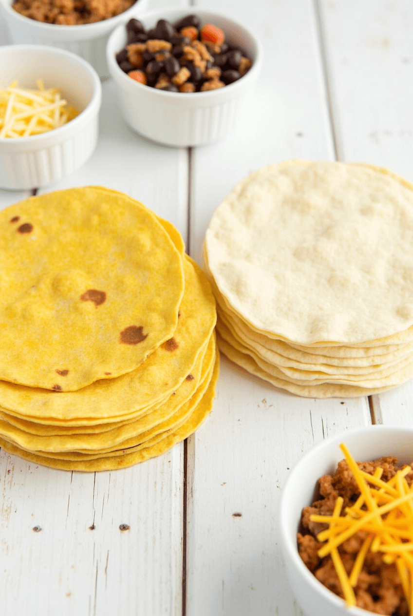 Tortilla Options Corn vs Flour